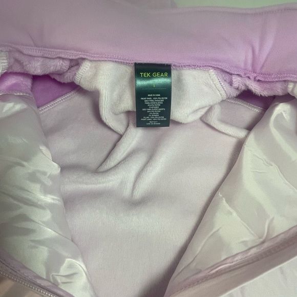 Tek Gear lavender fleece zip up hoodie jacket size xs BNWT - Picture 5 of 10